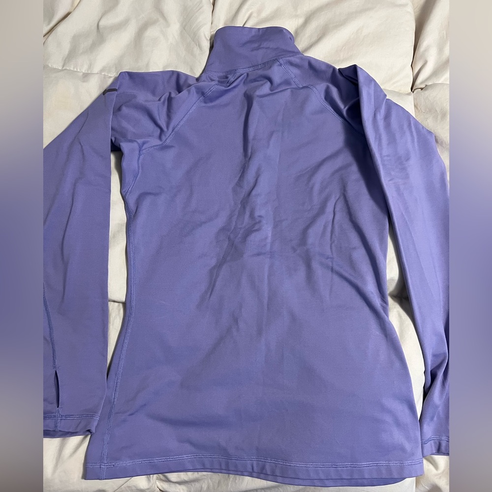 Nike pro  Lavender/periwinkle quarter zip athletic top.  Excellent condition